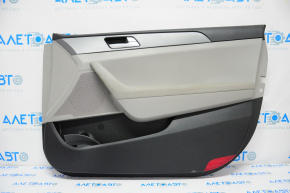Front right door panel, Hyundai Sonata 15-17 USA, gray