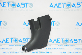 Front lower left pillar trim Hyundai Sonata 15-19 black