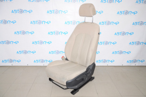 Driver's seat Hyundai Sonata 15-19 without airbag, manual, beige cloth