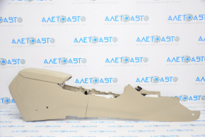 Hyundai Sonata 15-17 center console armrest beige leather, complete