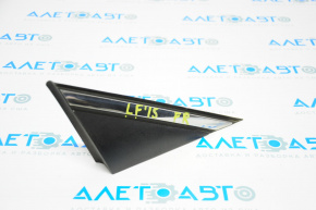 Right triangle fender molding for Hyundai Sonata 15-19 matt