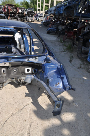 Quarter front left Hyundai Sonata 15-19 blue
