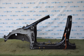 Quarter front left Hyundai Sonata 15-19 black with central pillar
