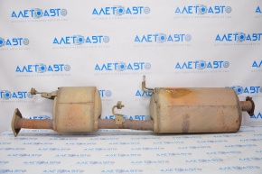 Exhaust line middle section with barrel Infiniti JX35 QX60 13-