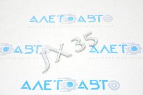 Emblem inscription JX35 trunk lid Infiniti JX35 13-13
