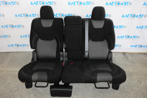 Rear seat 2nd row Jeep Cherokee KL 14-15 black cloth with gray inserts