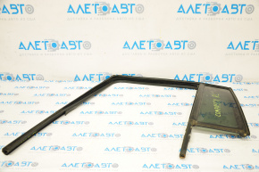 Jeep Compass 11-16 rear left triangle door glass with seal