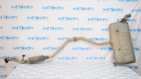 Rear muffler with barrel for Jeep Compass 11-12 2.0, 2.4
