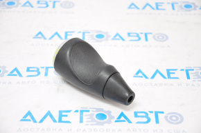 Jeep Compass 11-16 black gear knob with chrome trim
