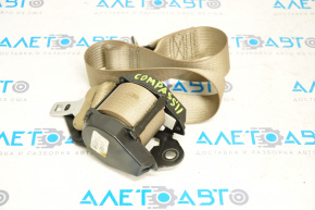 Rear right seat belt for Jeep Compass 11-16 beige