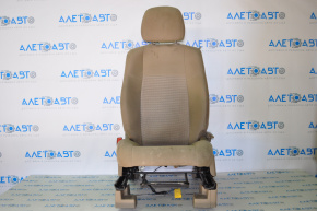 Driver's seat for Jeep Compass 11-14 without airbag, beige cloth