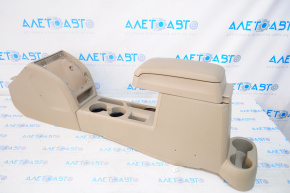 Jeep Compass 11-16 center console with armrest and cup holders, beige