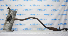 Rear muffler with barrel for Jeep Patriot 11-17