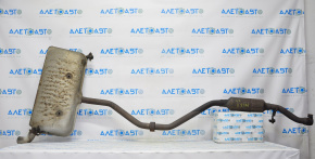 Rear muffler with barrel for Jeep Patriot 11-17