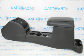 Jeep Patriot 11-17 center console with armrest and cup holders, black plastic