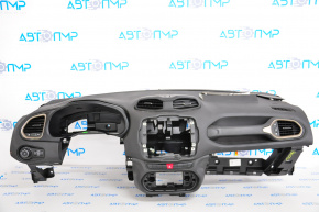 Torpedo front panel with AIRBAG Jeep Renegade 15-17 black, shot
