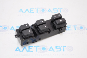 Front left window lift control Kia Optima 11-16 black, 1 auto down