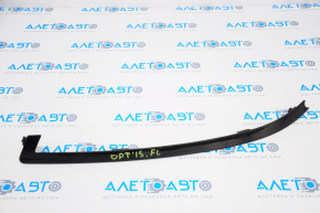 Front bumper molding left Kia Optima 14-15 rest, black gloss