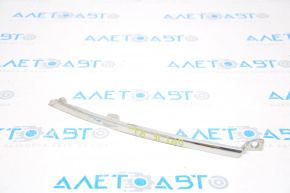 Rear bumper molding left Kia Optima 16-18 prerest chrome for 1 pipe