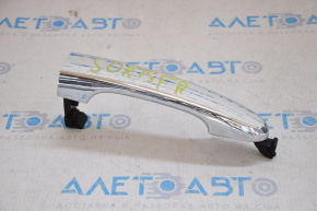 Kia Sorento 10-15 chrome outer front right door handle