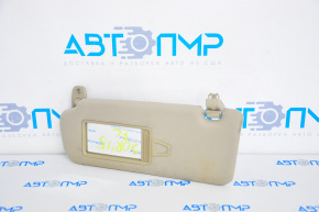 Left visor Kia Sorento 10-15 beige