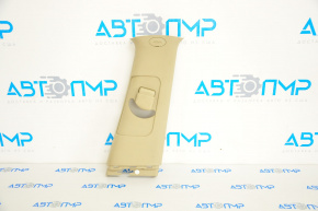 Center pillar trim upper belt right Kia Sorento 10-15 beige