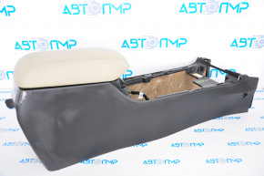 Armrest of the central console Kia Sorento 14-15 rest beige, cracked leather