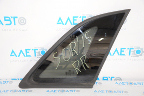 Rear right fixed glass window Kia Sorento 10-15 black