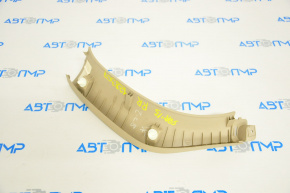 Trunk door trim right Kia Sorento 14-15 rest beige, rubbed