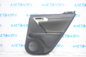 Door trim panel, rear right, Lexus CT200h 11-17, black leather