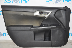 Door trim panel front left Lexus CT200h 11-17 black swollen