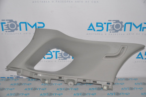 Upper left rear pillar trim for Lexus CT200h 11-13 gray