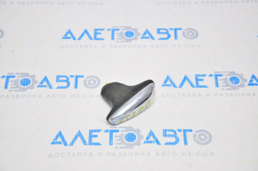 Lexus CT200h 11-13 gear knob, black rubber, chrome trim