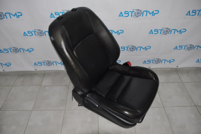 Passenger seat Lexus CT200h 11-11 without airbag, manual, black leather, without headrest