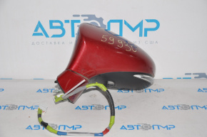 Left side mirror assembly for Lexus CT200h 11-13, 7 pins, turn signal, red