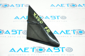 Triangle plug for the front right door of a Lexus ES300h ES350 13-18, gloss black