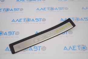 Rear left outer door sill plate for Lexus ES300h ES350 13-18 chrome