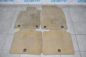 Set of floor mats for Lexus ES300h ES350 13-15 beige