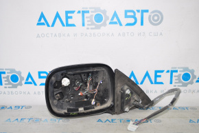 Left side mirror assembly for Lexus GS300 GS350 GS430 GS450h 06-07, 14 pins, heated, black, missing mirror element and motor