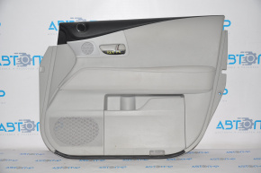 Door trim card front right Lexus RX350 RX450h 10-12 gray, cut leather