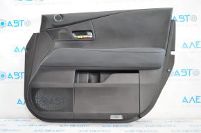 Front right door panel for Lexus RX350 RX450h 10-12 black with black leather insert, black leather armrest