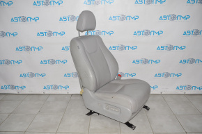 Passenger seat Lexus RX350 RX450h 10-12 without airbag, electric, leather gray, cracked leather
