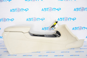 Lincoln MKC 15-19 center console with armrest and cup holders, beige
