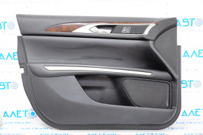 Door trim card front left Lincoln MKZ 13-16 black