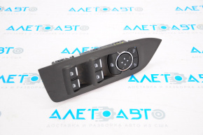 Lincoln MKZ 13-20 front left window regulator without automatic folding with black trim