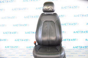 Lincoln MKZ 13-16 driver's seat without airbag, heated, black leather