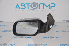 Left side mirror assembly for Mazda3 2003-2009, 3 pins, silver