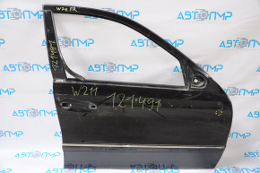 Door bare front right Mercedes W211 black