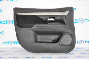 Door trim card front left Mitsubishi Outlander 14-18 black cloth, dents on top