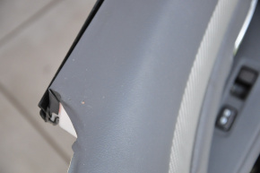 Door trim card front right Mitsubishi Outlander 14-18 black cloth, defect